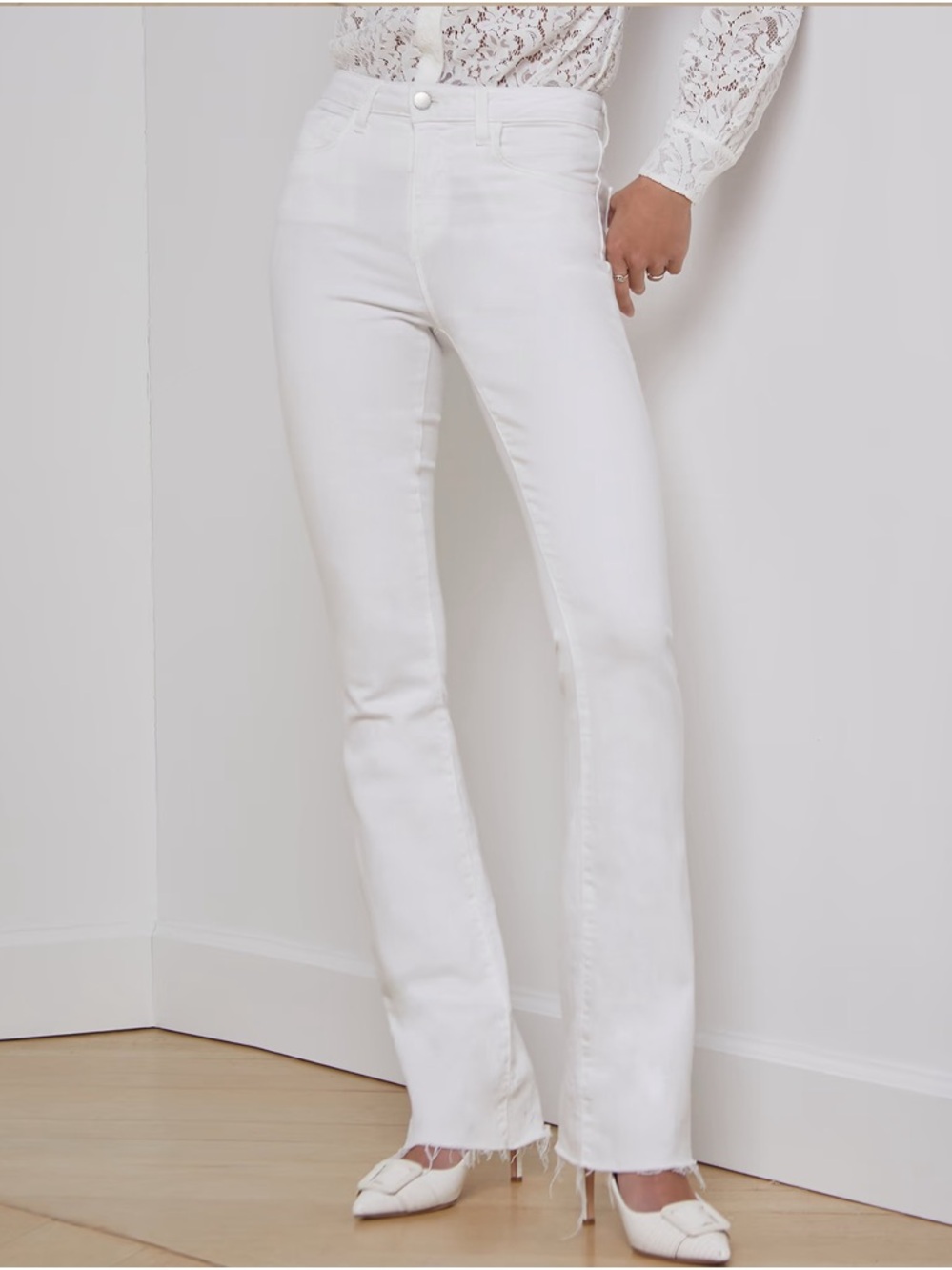 White Straight Leg Women’s Jeans